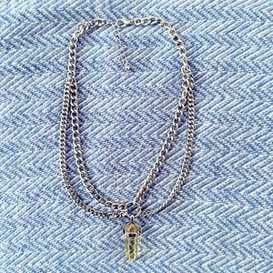 Crystal chain necklace